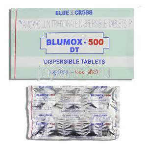 ブルモックス BluMox, パセトシン ジェネリック, アモキシシリン 500mg 徐放錠 (Akums)