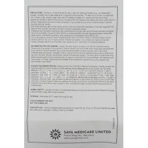 カプロフェン, カロディル Carodyl, 75mg チュアブル錠 (Sava Medicare) 情報シート2