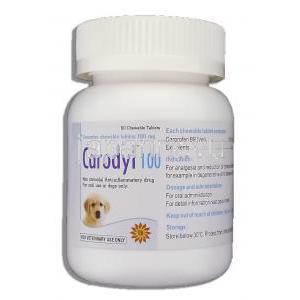カプロフェン, カロディル Carodyl, 100mg チュワブル錠 (Sava Medicare) ボトル