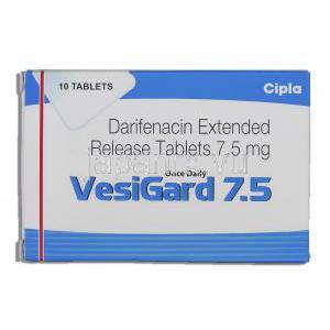 ダリフェナシン（ジェネリックエナブレックス）, VesiGard 7.5mg 錠 (Cipla) 箱