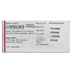 デフザ Defza, カルコート ジェネリック, デフラザコート 30mg 錠 (Wallace) 製造者情報