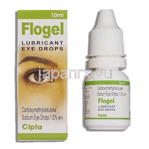 カルボキシメチルセルロースナトリウム, Flogel, 点眼液 (Cipla)