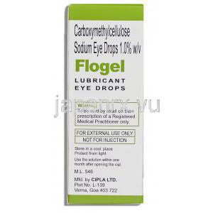 カルボキシメチルセルロースナトリウム, Flogel, 点眼液 (Cipla) 製造者情報