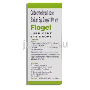 カルボキシメチルセルロースナトリウム, Flogel, 点眼液 (Cipla) 成分