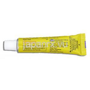 ミクロジェンタ-Ｎ Miclogenta-N, ネオマイシン配合 10gm クリーム (Yash) チューブ記載製造者情報