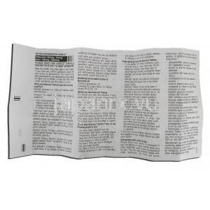 アテノロール , テノーミン ジェネリック 錠 (Tillomed) 包装 情報シート1