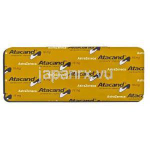 アタカンド Atacand, ブロプレスジェネリック, カンデサルタン 16mg 錠 (アストラゼネカ社) 包装