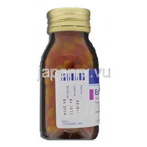 エパヌチン Epanutin,  フェニトインナトリウム 100mg カプセル (Pfizer) ボトル