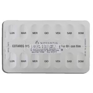 コタレグ Cotareg, コディオバン ジェネリック, バルサルタン160mg, ヒドロクロロチアジド 12.5mg 錠 (Nova