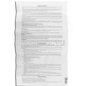 ゼストリル  ジェネリック, リシノプリル Lisinopril  20mg 錠 (Bristol) 情報シート2