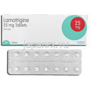 ラミクタールジェネリック, ラモトリジン 25mg 錠 (Teva)