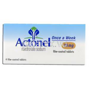 アクトネル Actonel, ベネット ジェネリック, リセドロン酸ナトリウム 35mg (Warner Chicott) 箱
