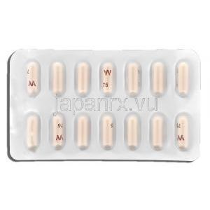 エフェクサーER Efexor XR, ベンラファキシン 75mg カプセル (Protec / Cipla)
