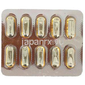 ハンセプラン Hansepran, クロファジミン 100mg カプセル (Sarabhai Piramal) 包装