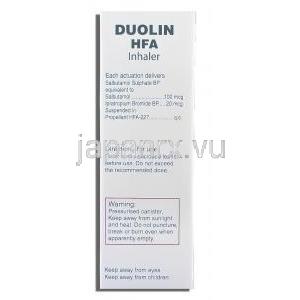 デュオリンＨＦＡ Duolin HFA, コンビネント ジェネリック,  レボサルブタモール・臭化イプラト
