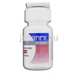 オメズ Omez, オメプトロール ジェネリック, オメプラゾール カプセル 40mg 錠 (Dr.Reddy's) ボトル