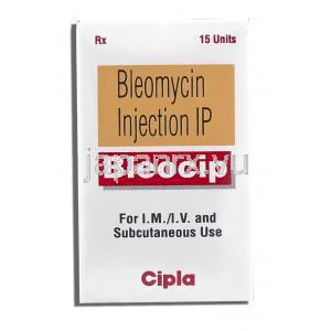 ブレオシップ Bleocip, ブレオマイシン 15mg 注射 (Cipla) 箱