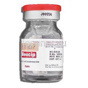 ブレオシップ Bleocip, ブレオマイシン 15mg 注射 (Cipla) バイアル