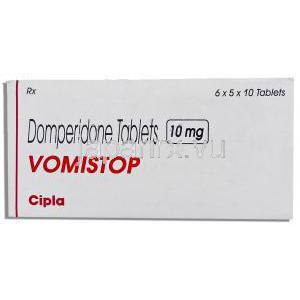 ジェネリック・モティリウム, Vomistop、ドンペリドン 10mg 錠 (Cipla )