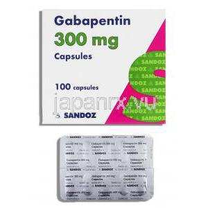 ガバペンチン Gabapentin 300mg カプセル (Sandoz)