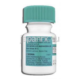 クーマディン Coumadin, ワーファリンジェネリック, ワルファリン 5mg 錠 (Sigma) 製造者情報