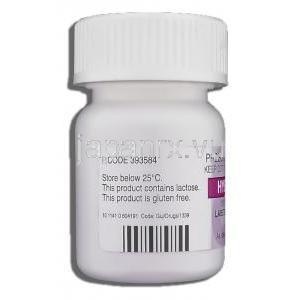 ハイブロック Hybloc, トランデート ジェネリック, ラベタロール 100mg (Pacific Pharma) ボトル側面