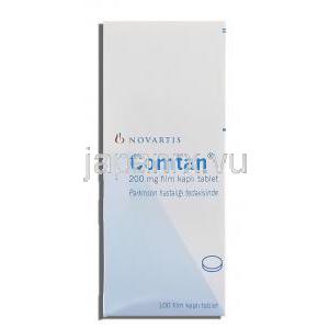 コムタン Comtan, エンタカポン 200mg 錠 (Novartis) 箱