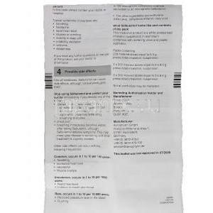 サルブタモール 100mcg 200md 圧縮吸入剤 (Sandoz)  情報シート4