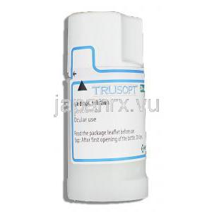 トルソプト Trusopt, ドルゾラミド 2% x 5ml 点眼液 (MSD) ボトル