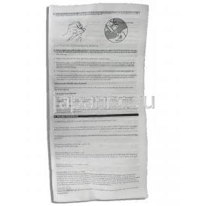 トルソプト Trusopt, ドルゾラミド 2% x 5ml 点眼液 (MSD) 情報シート3