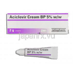 アシクロビル5%  クリーム (Ratiopharma)