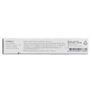 クーマディン Coumadin, ワーファリンジェネリック, ワルファリン 5mg 錠 (Zentiva) 箱側面