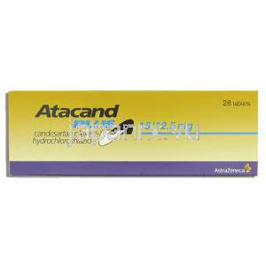 アタカンド プラス Atacand Plus, カンデサルタン・ヒドロクロロチアジド配合 16mg 12.5mg 錠 （アスト