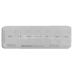 アタカンド プラス Atacand Plus, カンデサルタン・ヒドロクロロチアジド配合 16mg 12.5mg 錠 （アスト