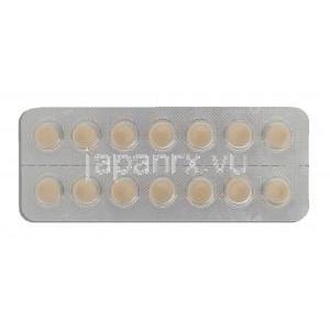 エナブレックス Enablex, ダリフェナシン15mg 錠 （ノバルティス社） 包装