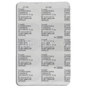 フォラディル Foradile , アトック ジェネリック, フォルモテロール 12mcg 吸入器・吸入カプセル（