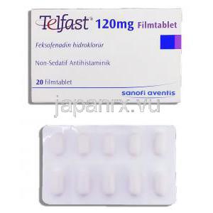 テルファスト120mg 錠 (Aventis・トルコ)