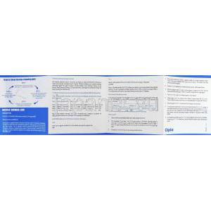 ニコテックス Nicotex, ニコチン 2mg ニコチン代替療法用ガム (Cipla) 情報シート