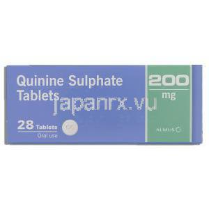 硫酸キニーネ 200mg (Activas) 箱