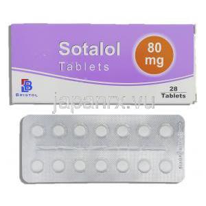 ソタロール Sotalol 80mg 錠 (Bristol)