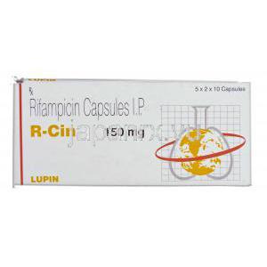 リファンピシン, R-CIN, 150MG カプセル (Lupin)