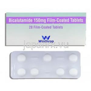 カソデックス ジェネリック, ビカルタミド 150mg 錠 (Winthrop)