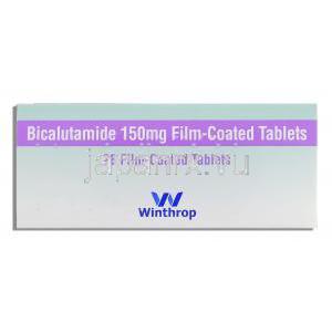 カソデックス ジェネリック, ビカルタミド 150mg 錠 (Winthrop) 箱
