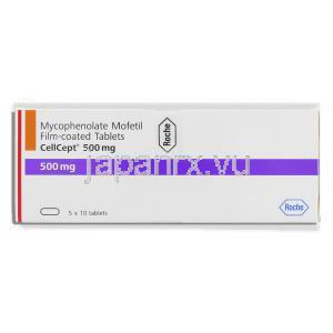 セルセプト , ミコフェノール酸モフェチル 500mg 錠 (ロッシュ)