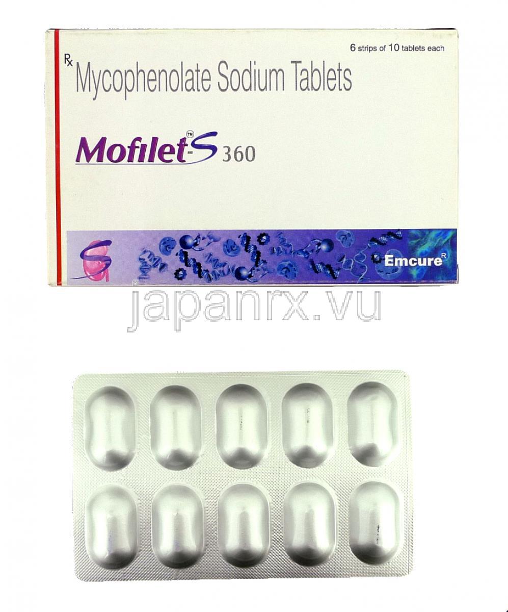 Mofilet, Generic Cellmune, Mycophenolate 360 mg