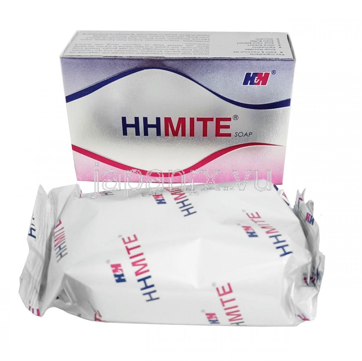 HHマイト 固形石鹸, ペルメトリン 5% w/w, 固形石鹸 75g,
製造元： Hegde and Hegde Pharmaceutical LLP, 箱, 包装