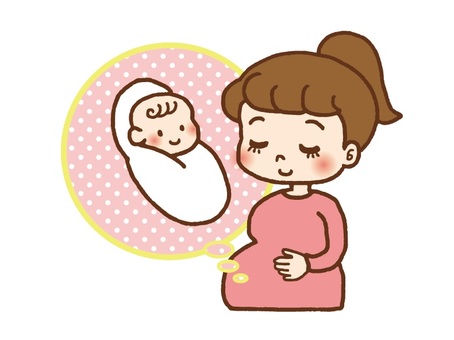 妊婦さんと赤ちゃん