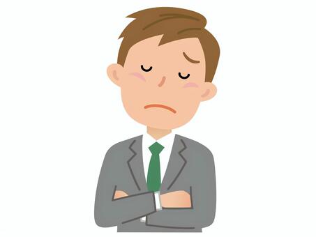 困った男性