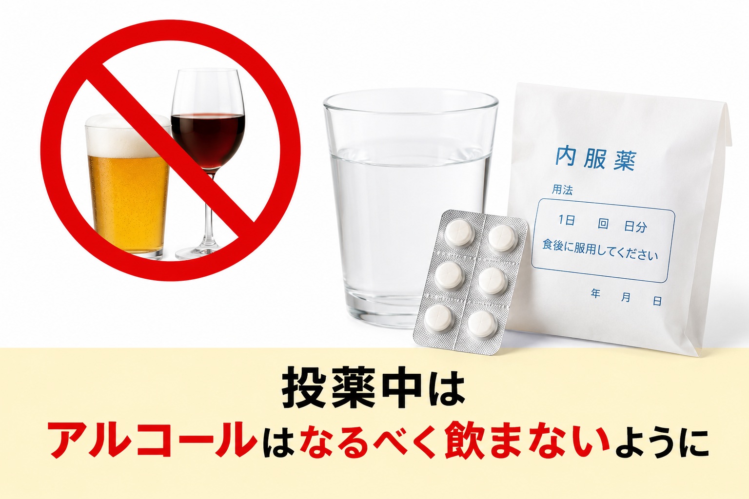 アルコールNG