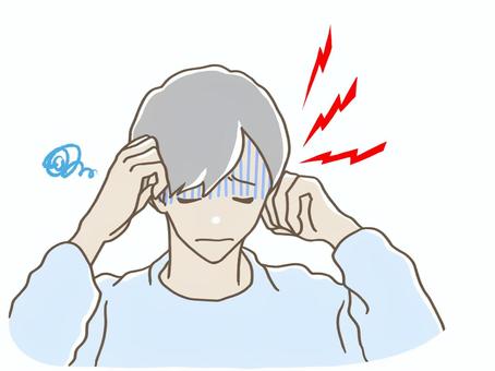 気分が悪い男性